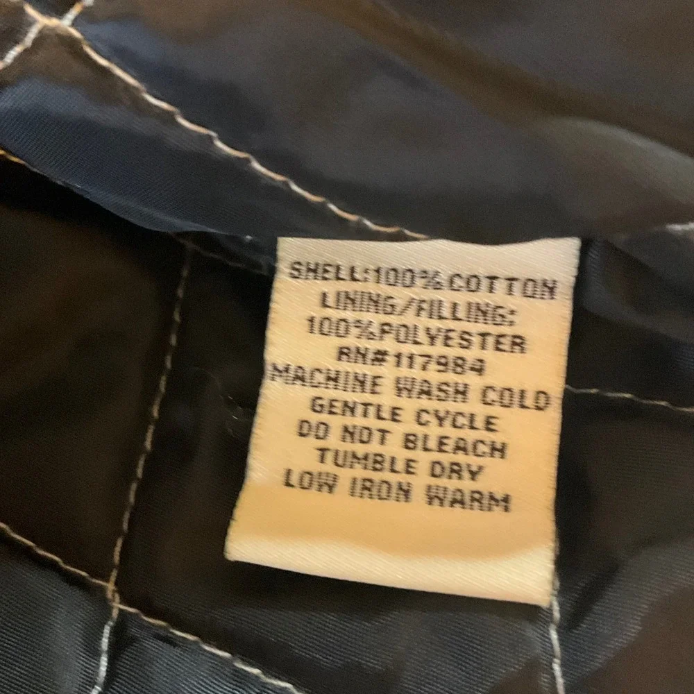 Dakota Grizzly Men's Camo Quilted Vest‎ L Olive Green Puffer Snap Front Pockets - Picture 5 of 6